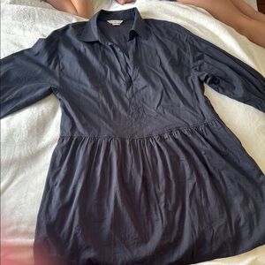 H&M Charcoal Long Sleeve Dress